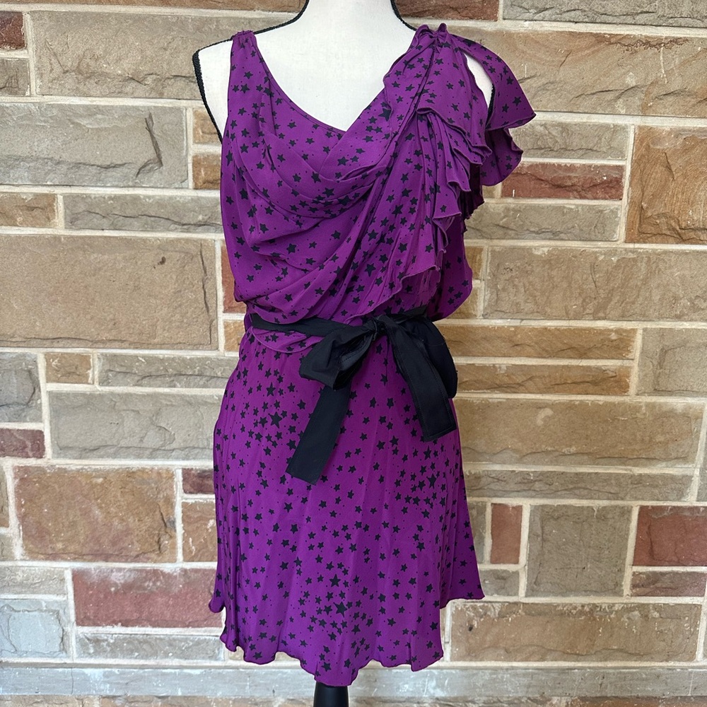 GRYPHON New York silk star dress